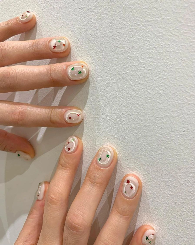 playful christmas december nail designs and ideas