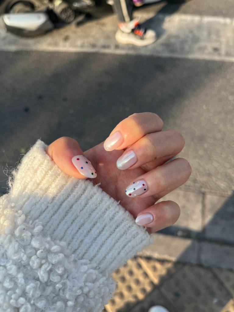 playful christmas december nail designs and ideas