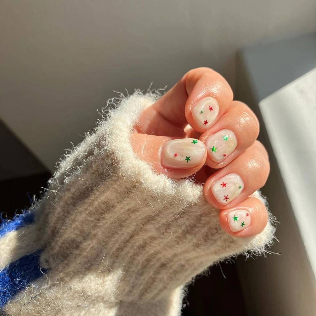 playful christmas december nail designs and ideas