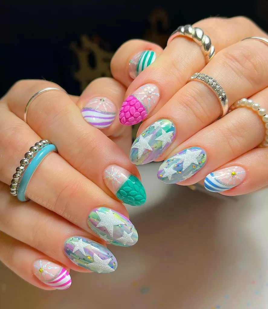 trendy New Year's nail ideas