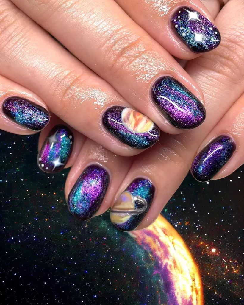 trendy New Year's nail ideas