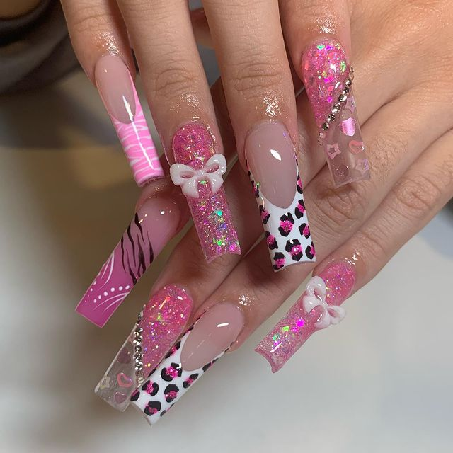 44. Pink nail design by marijanenails—Want to rock pink nails but don't have great inspo? Here is the list of nail artists who have the best pink nail designs ever.