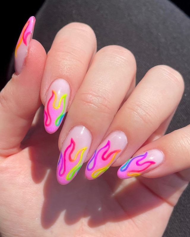 48. Pink nail design by cdanails—Want to rock pink nails but don't have great inspo? Here is the list of nail artists who have the best pink nail designs ever.