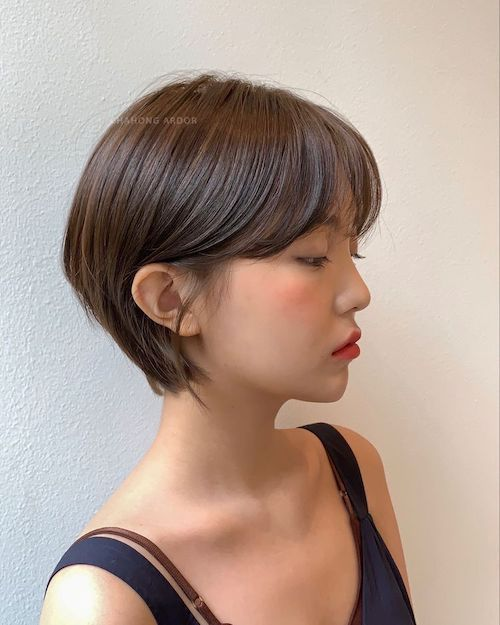 Chic and Trendy Korean Haircut Ideas: 11. Bixie Haircut