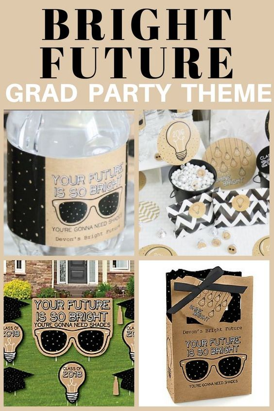 Future Is So Bright Graduation Party Themes